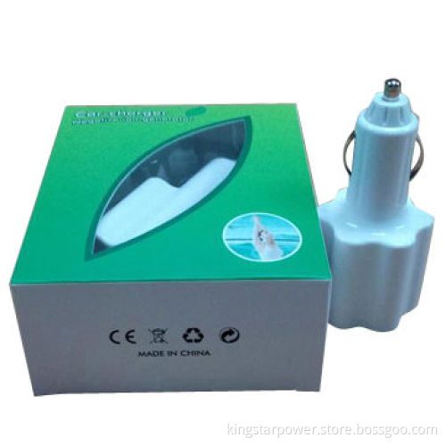 Oxygen Bar Ionizer Auto Car Freshener Air Purifier USB Mobile Phone Charger